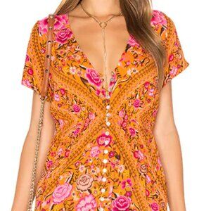 SPELL Babushka Dress in Amber - Large